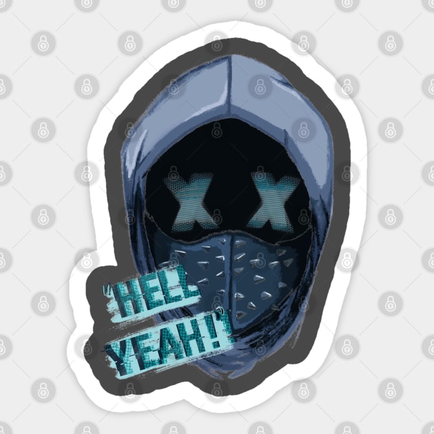 Hell Yeah, wrench Sticker by Shamaloka